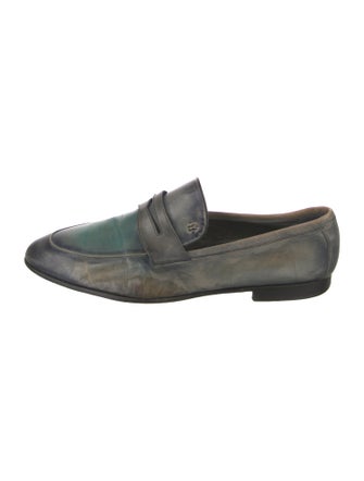 Moreschi Leather Dress Loafers