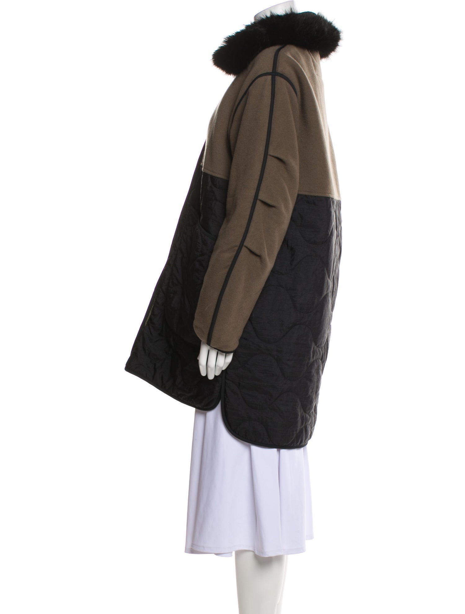 Marfa Stance Wool Colorblock Pattern Jacket