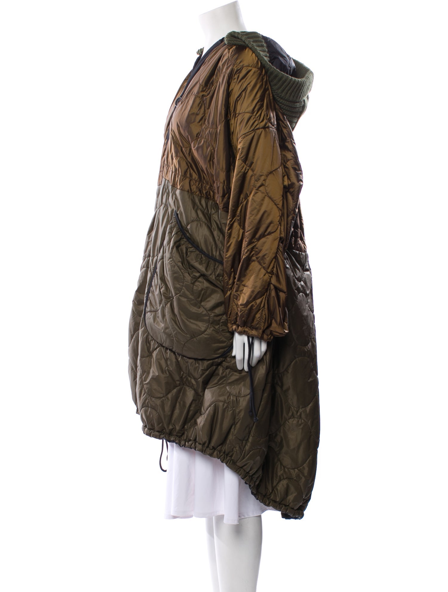 Marfa Stance Merino Wool Striped Coat