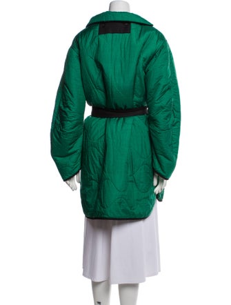 Marfa Stance Nylon Colorblock Pattern Fur Jacket