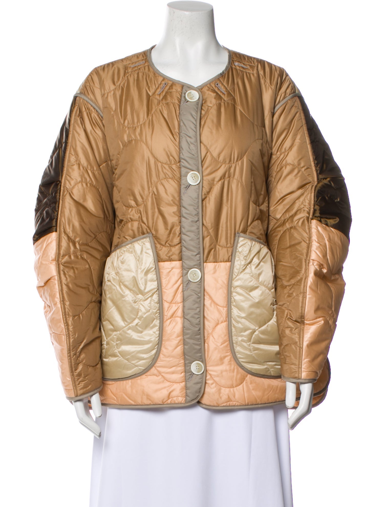 Marfa Stance Colorblock Pattern Coat