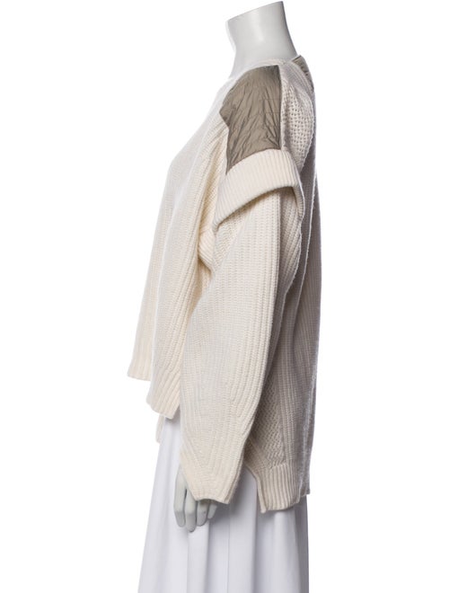 Marfa Stance Merino Wool Colorblock Pattern Sweater