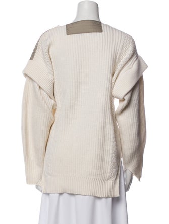 Marfa Stance Merino Wool Colorblock Pattern Sweater