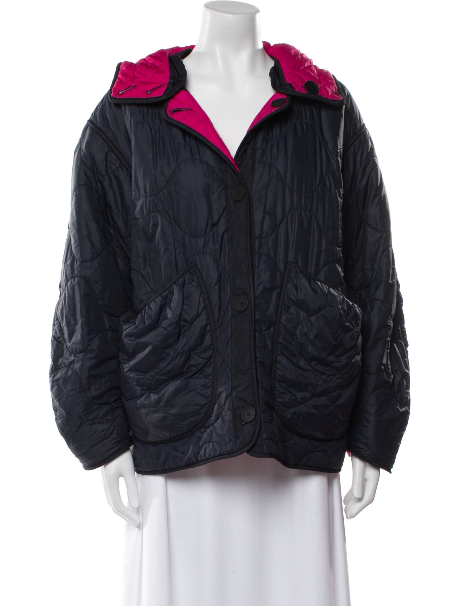 Marfa Stance Colorblock Pattern Coat