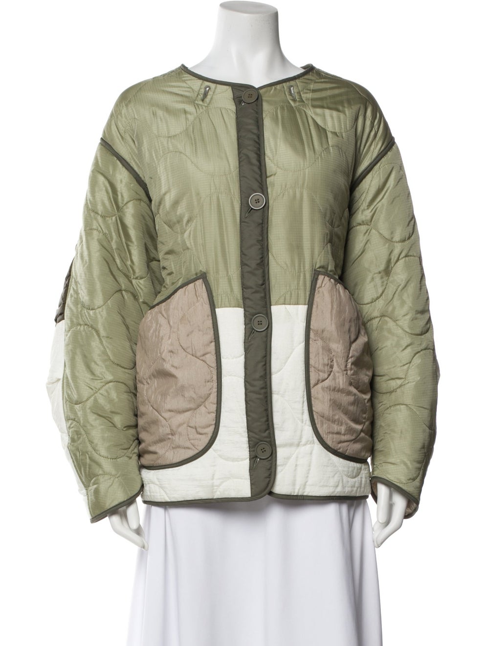 Marfa Stance Colorblock Pattern Utility Jacket - image 1