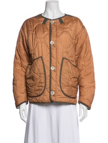 Pre-owned Marfa Stance Nylon Jacket In Brown