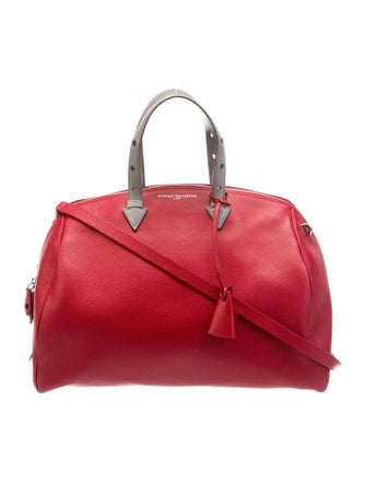 Myriam Schaefer Leather Top Handle Bag