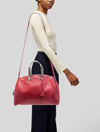 Myriam Schaefer Leather Top Handle Bag