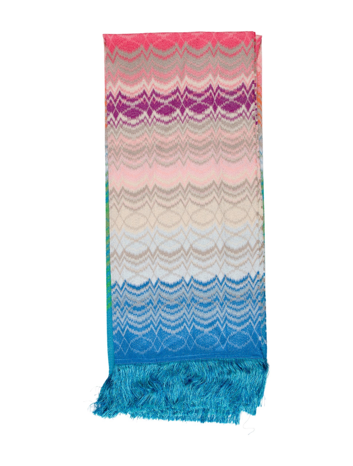 MissoniHome Chevron Printed Throw Blanket