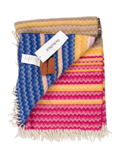 MissoniHome Wool-Blend Throw