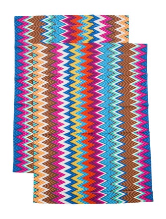 MissoniHome Oxford 2 Pcs Venanzio Pillowcase