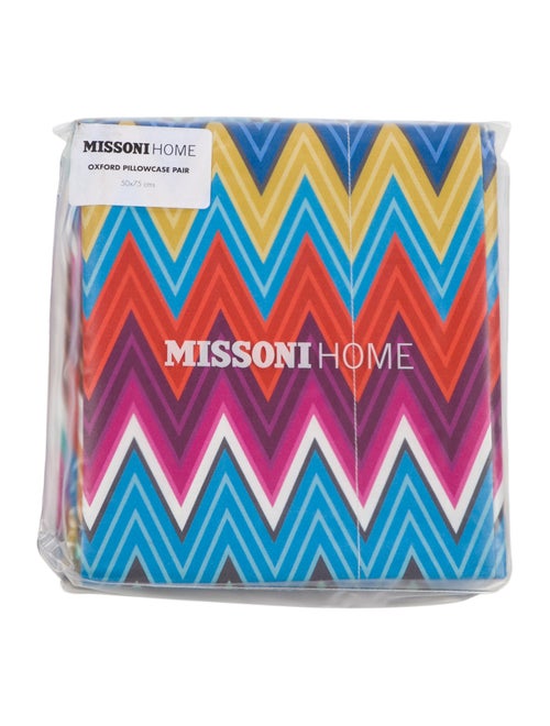 MissoniHome Oxford 2 Pcs Venanzio Pillowcase