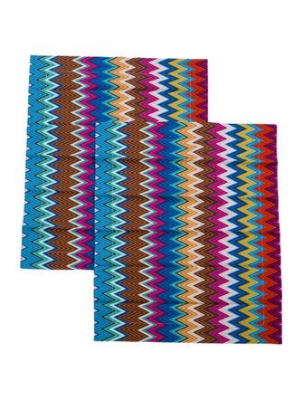 MissoniHome 3-Piece Printed Queen Size Duvet Set