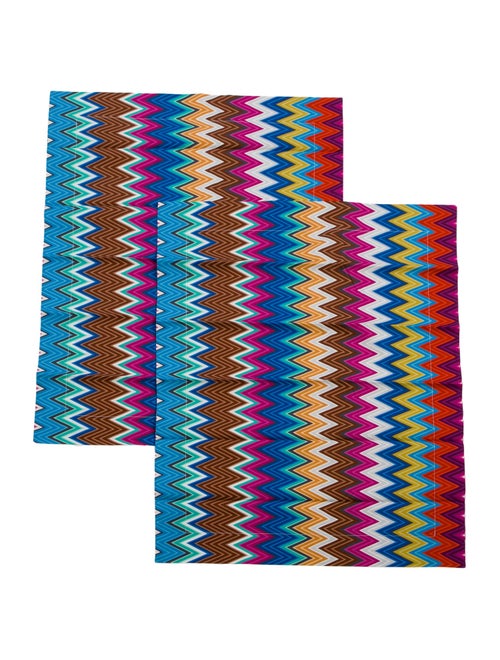 MissoniHome 3-Piece Printed Queen Size Duvet Set