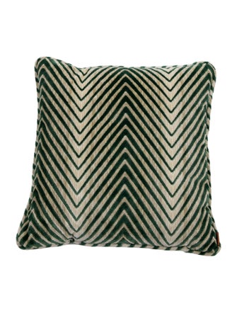 MissoniHome Chevron Jacquard Throw Pillow