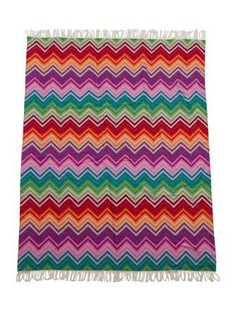 MissoniHome Wool-Blend Throw Blanket