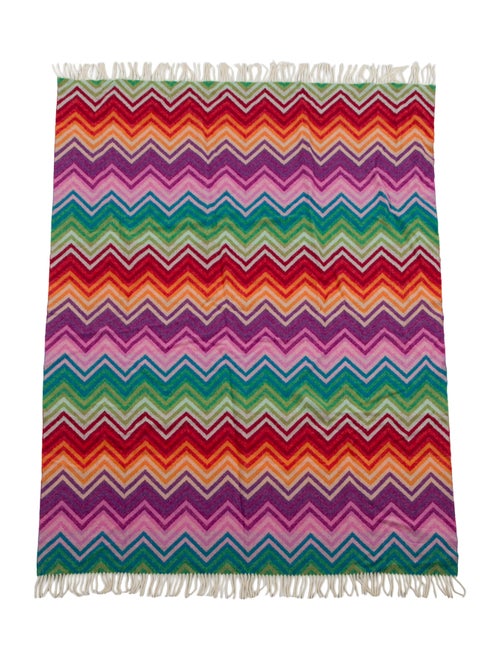 MissoniHome Wool-Blend Throw Blanket