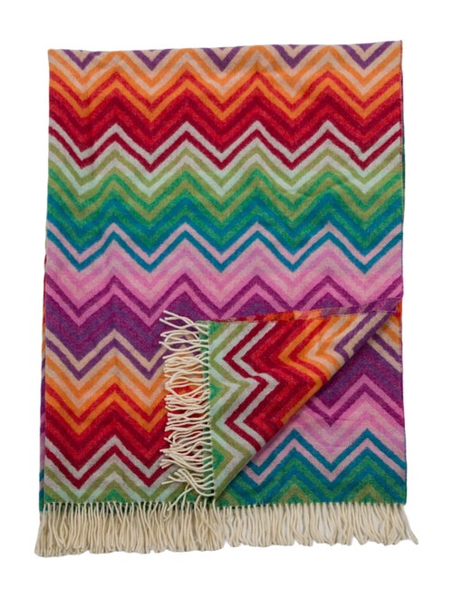 MissoniHome Wool-Blend Throw Blanket