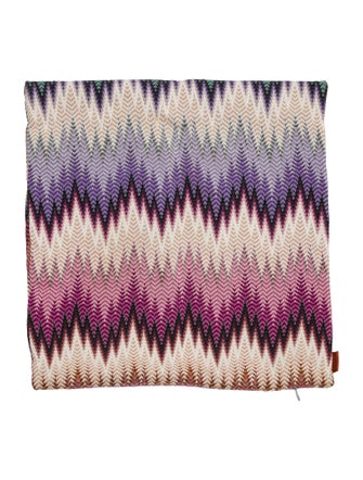MissoniHome Zig-Zag Pattern Square Pillow Sham