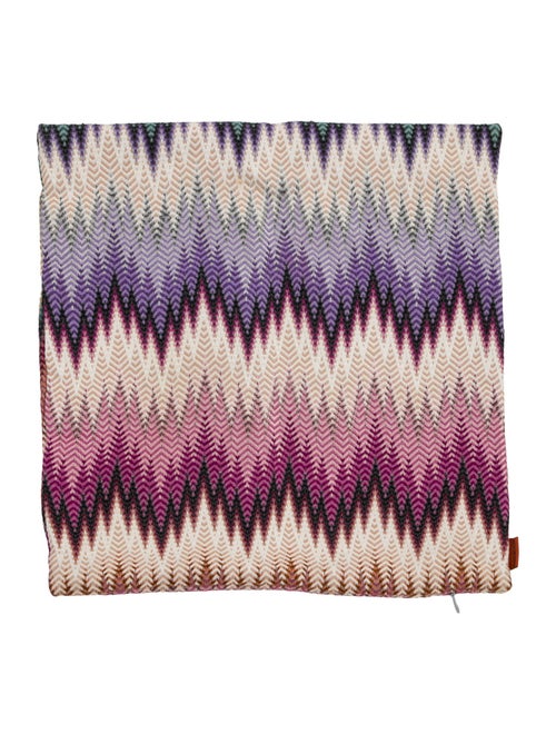 MissoniHome Zig-Zag Pattern Square Pillow Sham