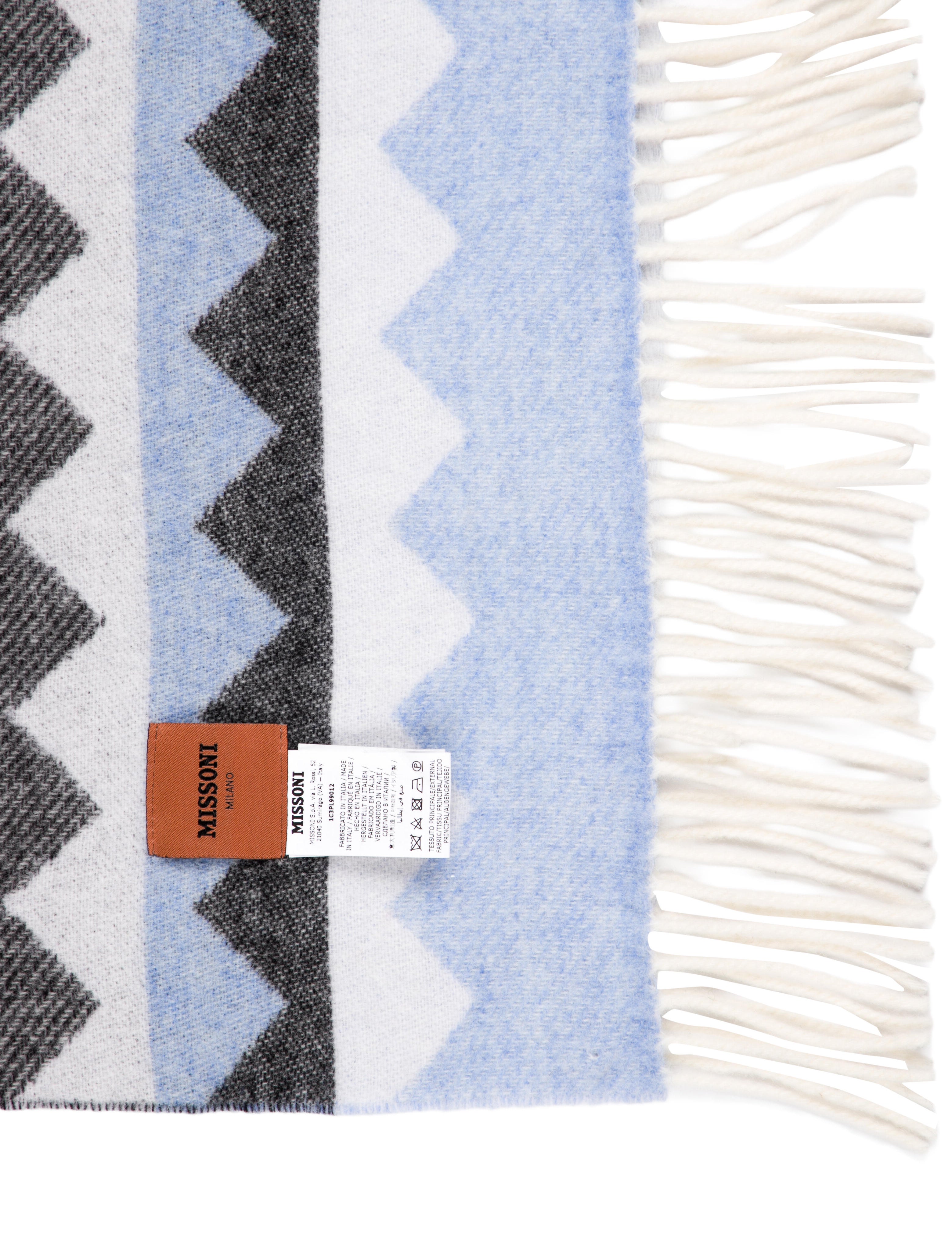 MissoniHome Wool-Blend Throw Blanket