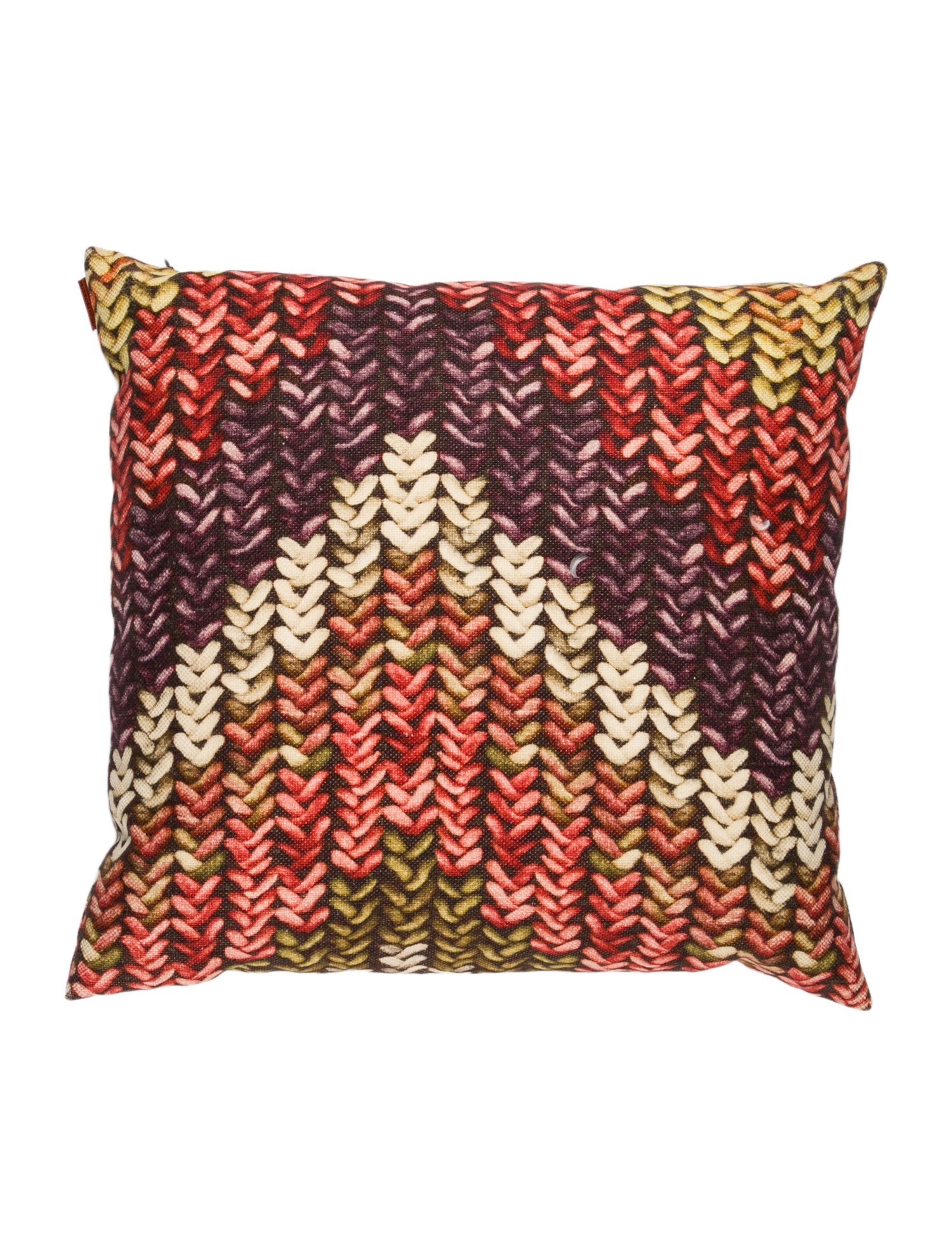 MissoniHome Cotton-Linen Blend Printed Throw Pillow