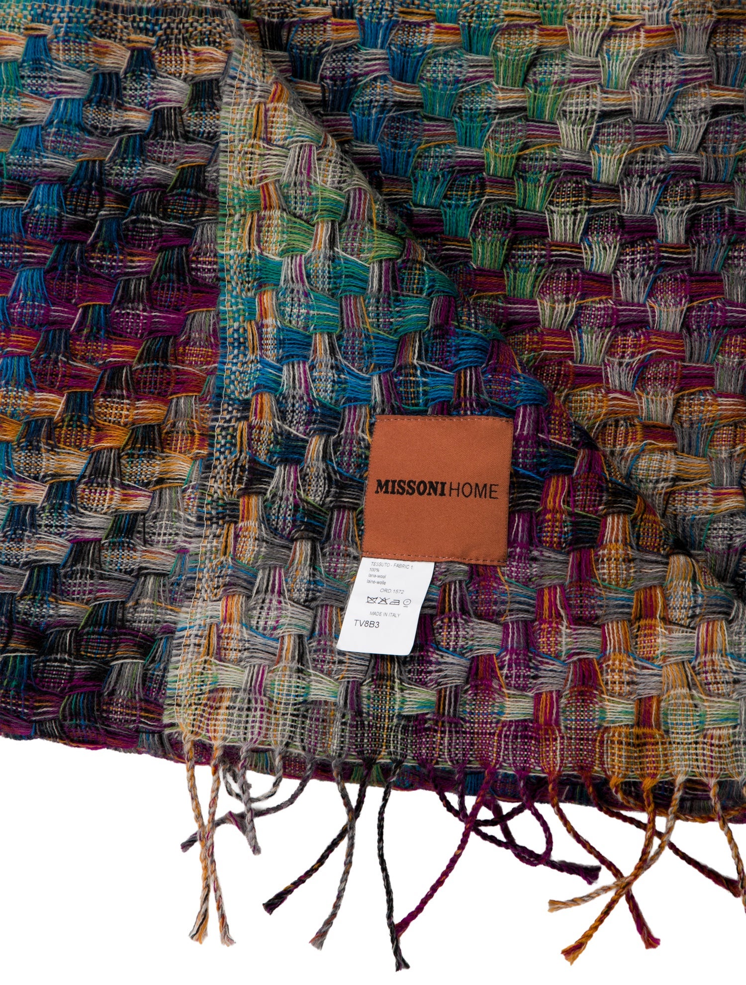 MissoniHome Patterned Wool Throw