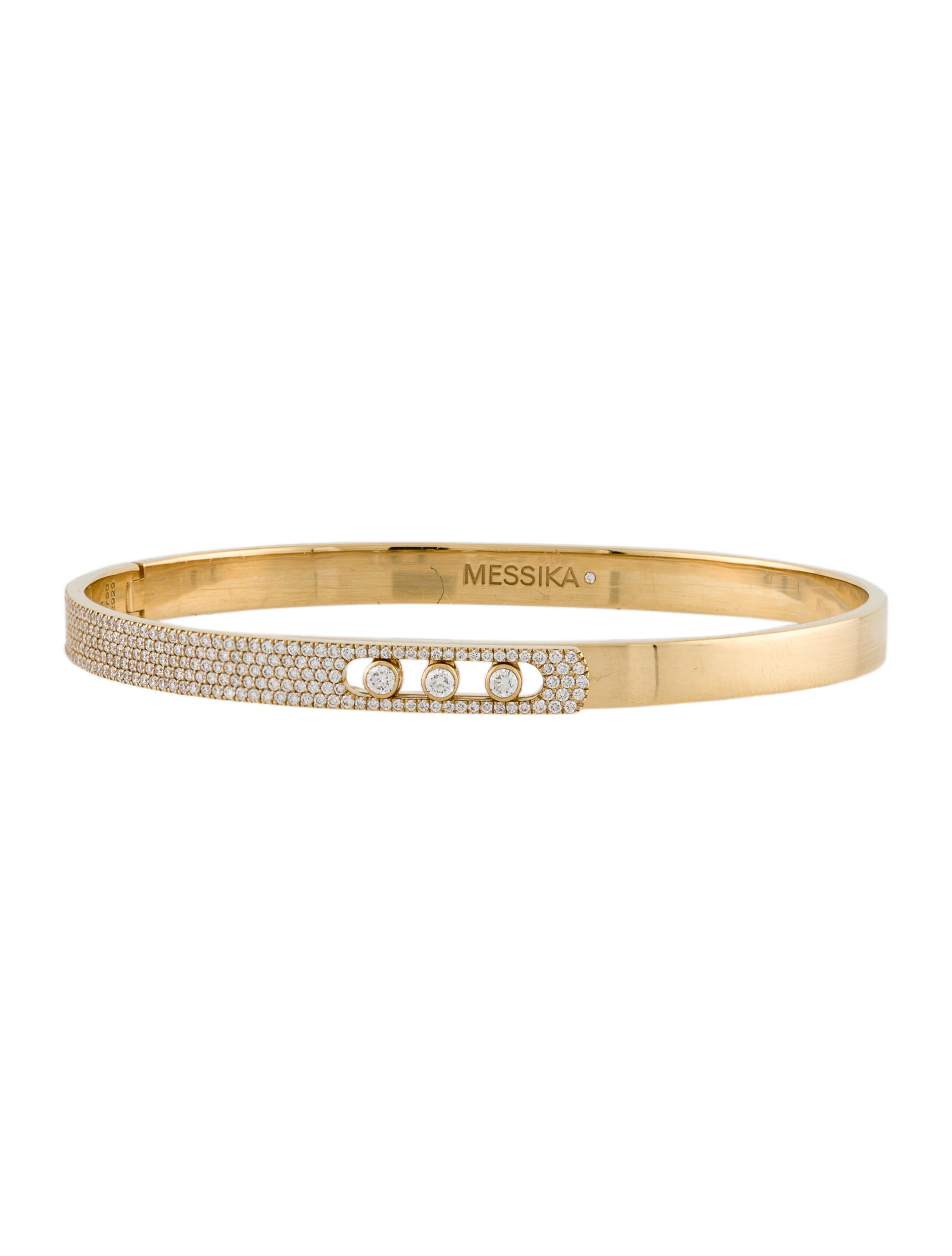 Messika 18K Diamond Move Noa Pavé Bangle