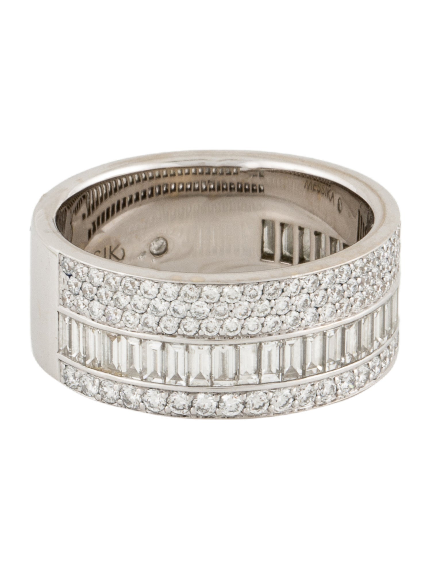 Messika 18K Diamond Liz Baguette Band