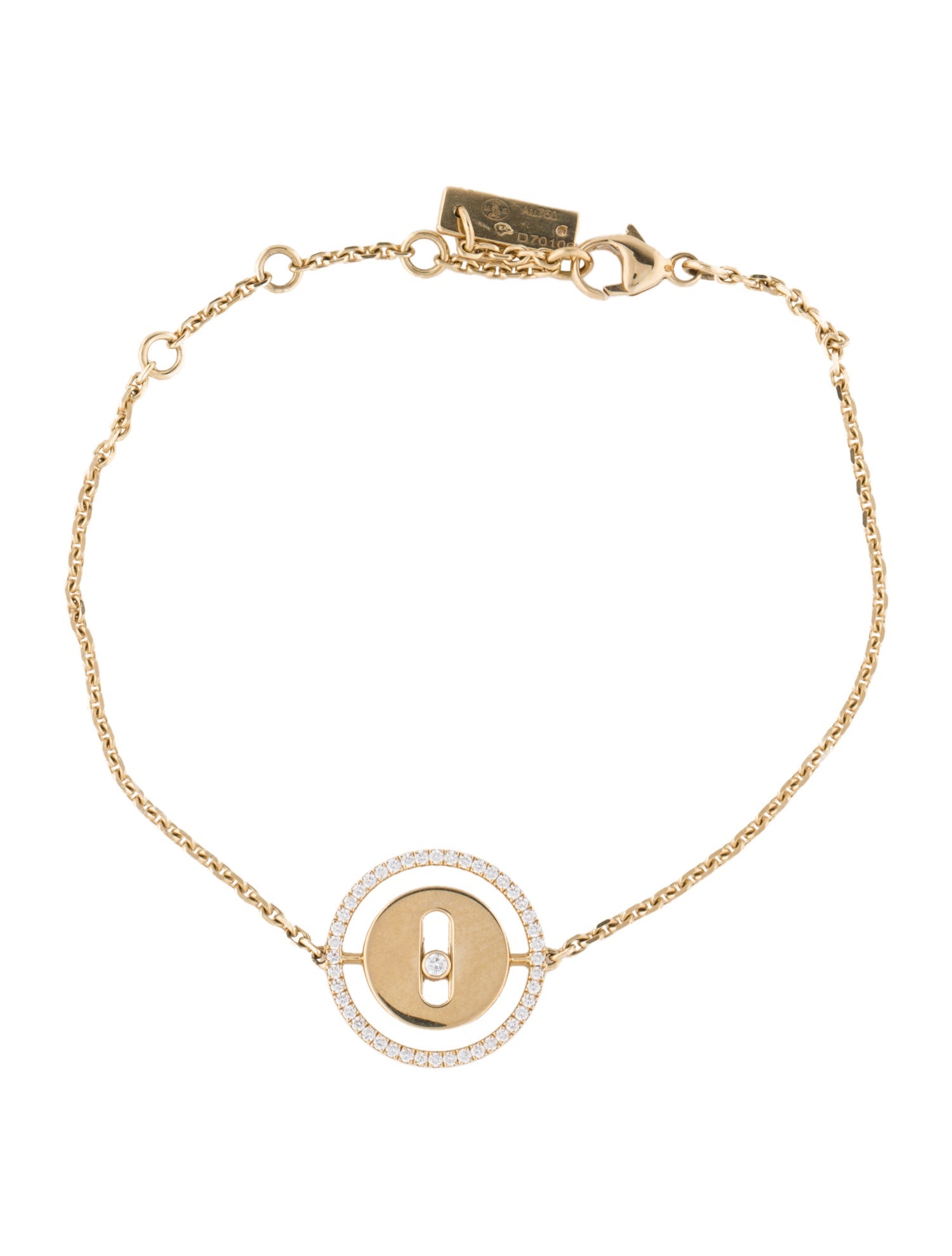 Messika 18K Diamond Lucky Move SM Bracelet