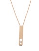 Messika 18K Diamond My First Large Bar Necklace