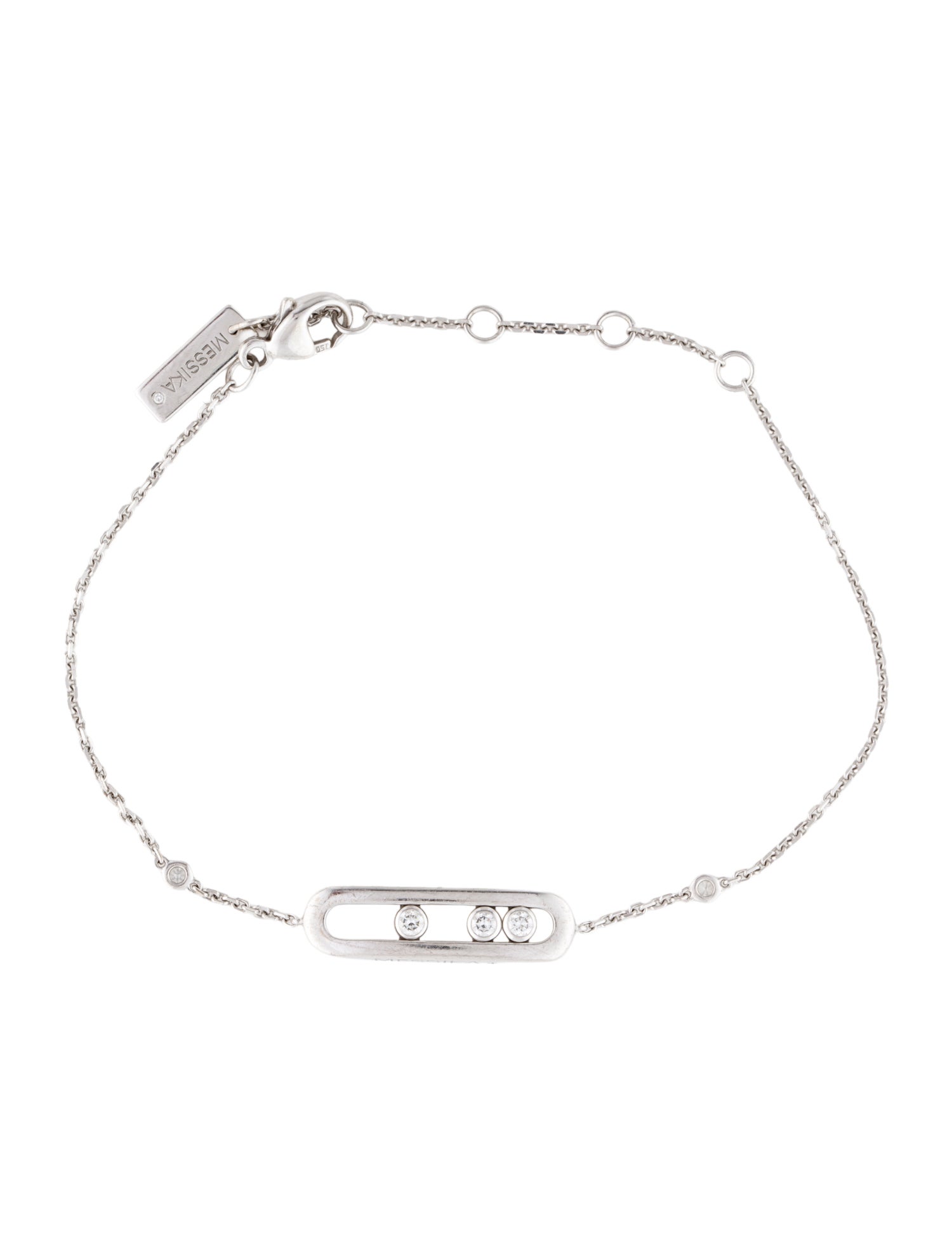 Messika 18K Diamond Baby Move Station Bracelet