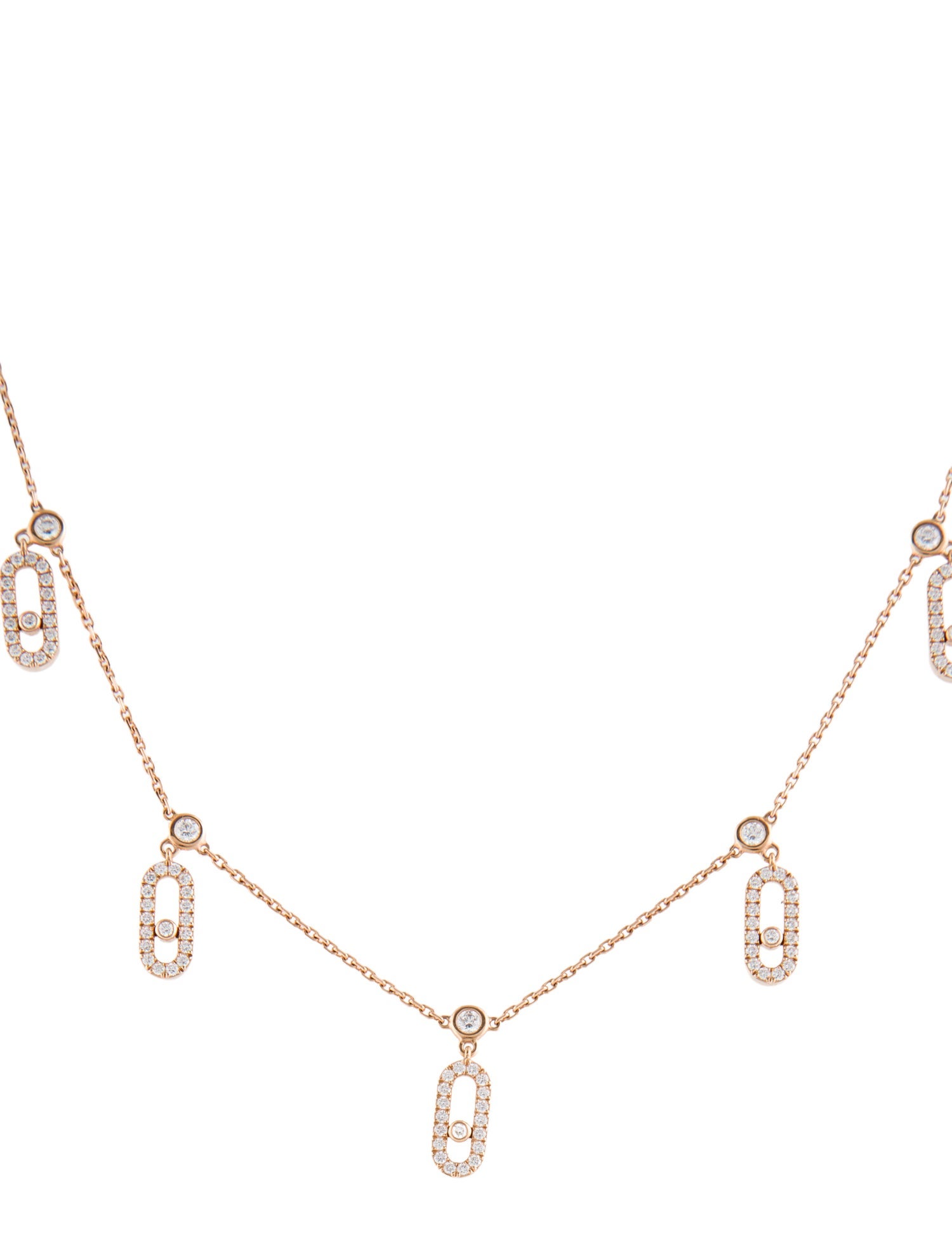 Messika 18K Diamond Move Uno Pavé Drop Pendant Choker