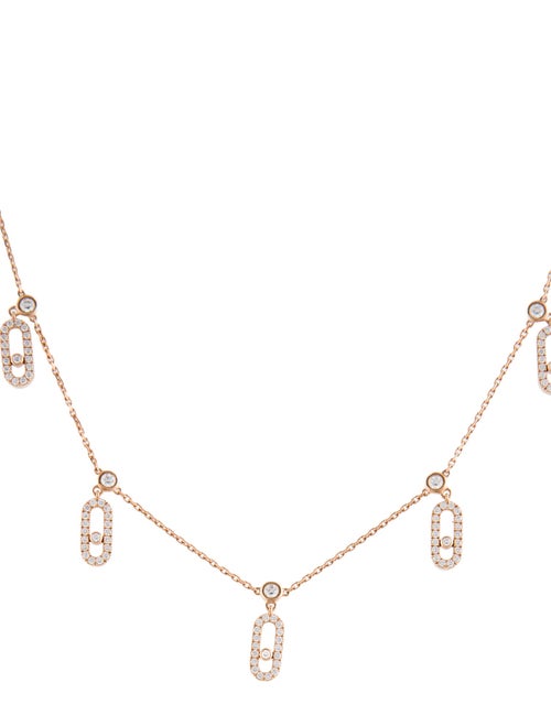 Messika 18K Diamond Move Uno Pavé Drop Pendant Choker