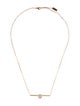 Messika 18K Diamond Glam'Azone Bar Pendant Necklace