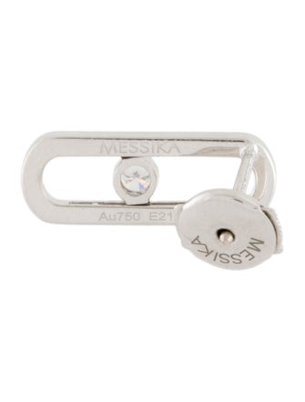 Messika 18K Diamond Single Stud Earrings