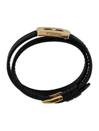 Messika 18K Diamond & Leather 'My Move' Wrap Bracelet