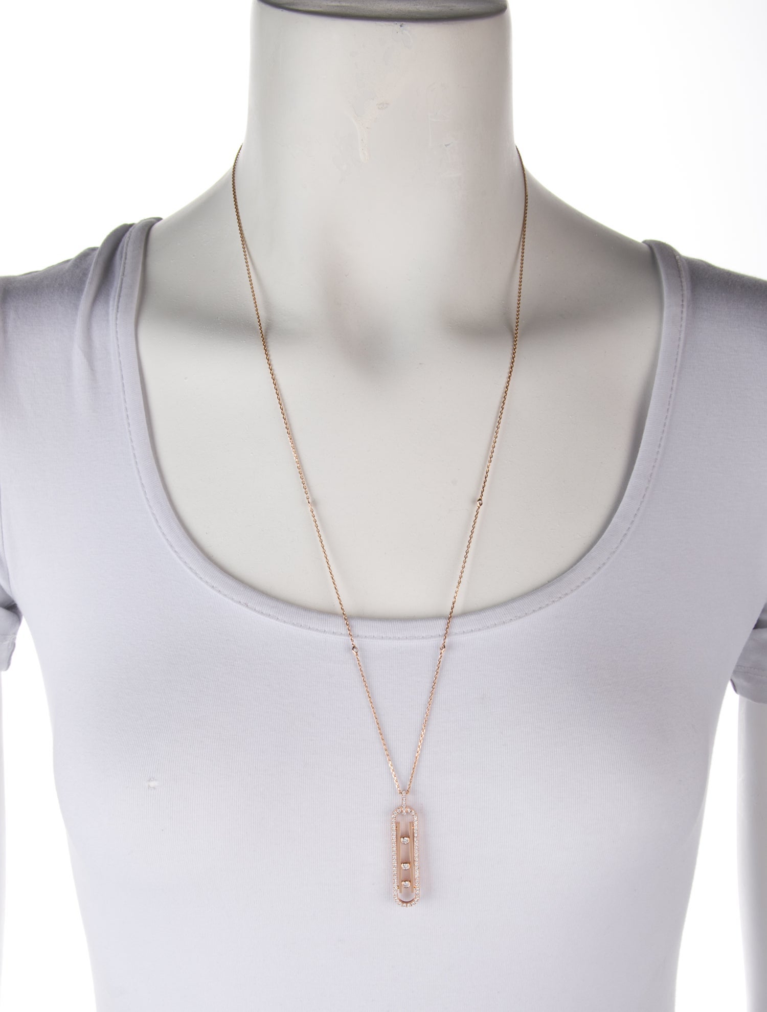 Messika 18K Diamond Move 10th SM Necklace