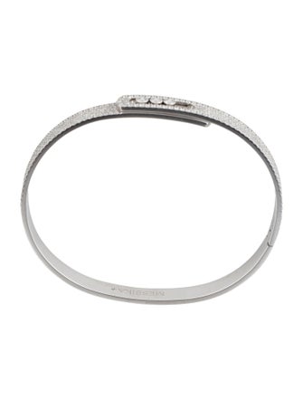 Messika 18K Diamond Move Noa Full Pavé Bangle Bracelet