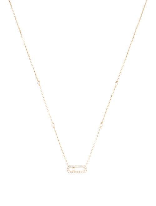 Messika 18K Diamond Move Uno Pavé Pendant Necklace