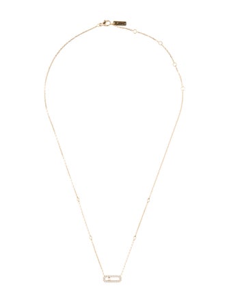 Messika 18K Diamond Move Uno Pavé Pendant Necklace
