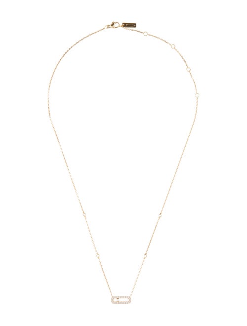 Messika 18K Diamond Move Uno Pavé Pendant Necklace