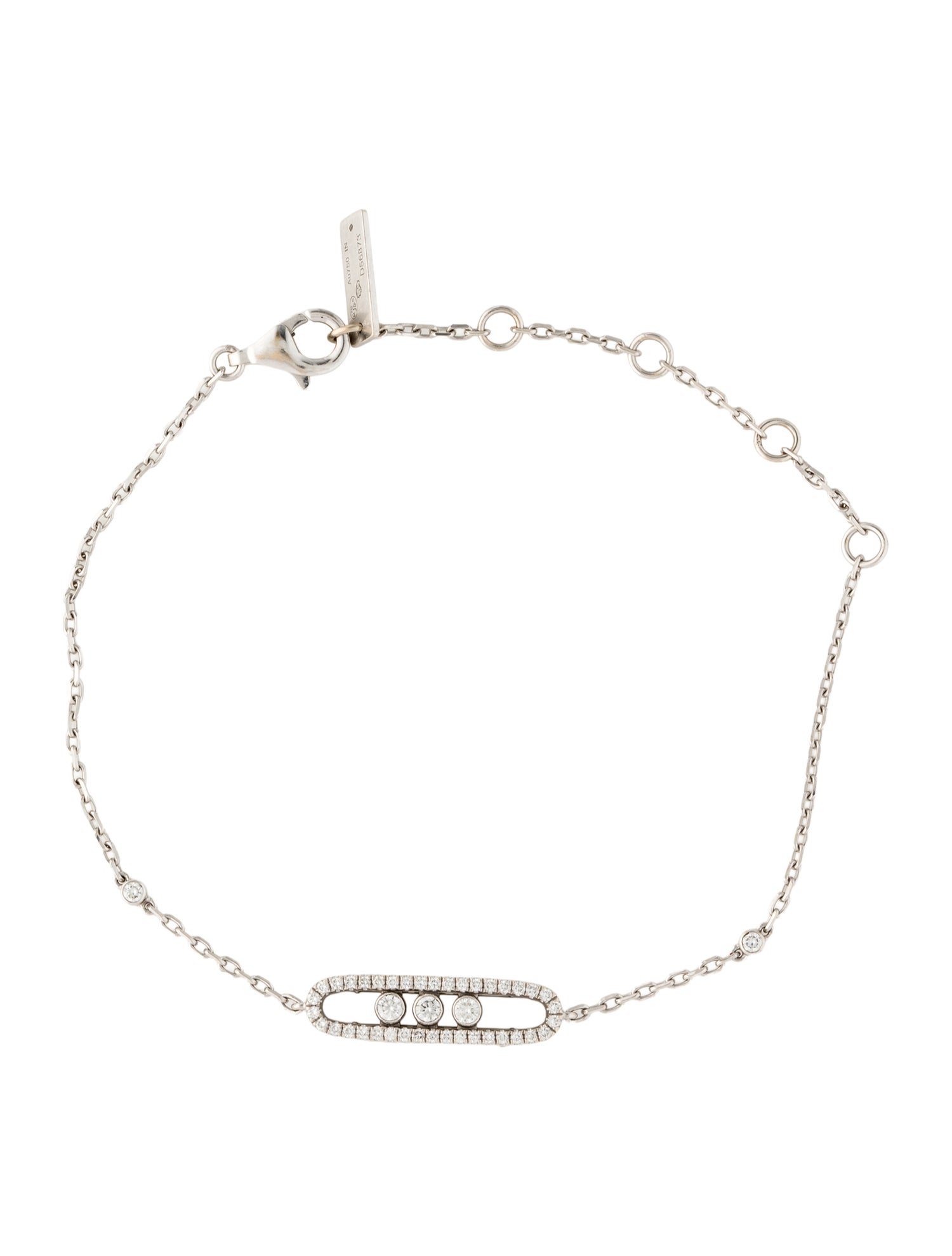 Messika 18K Diamond Baby Move Link Bracelet