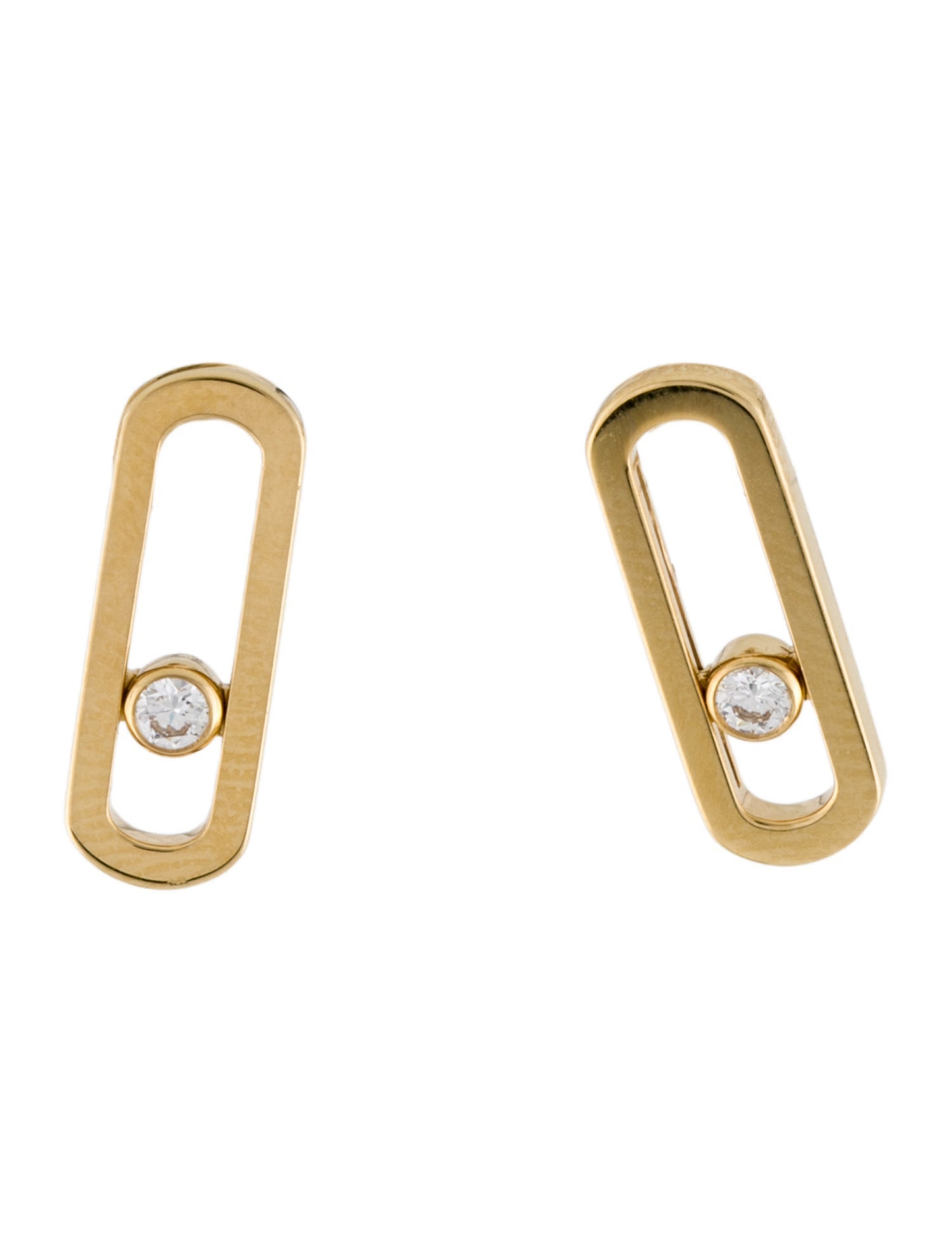 Messika 18K Diamond Move Uno Earrings