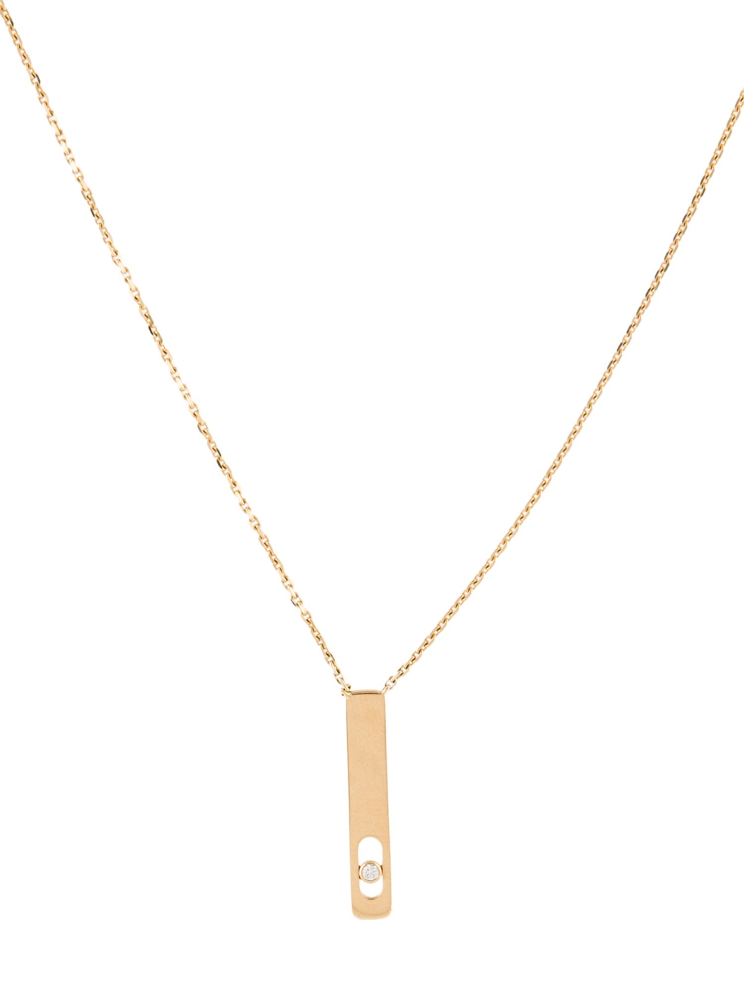 Messika 18K Diamond 'My First Diamond' Pendant Necklace