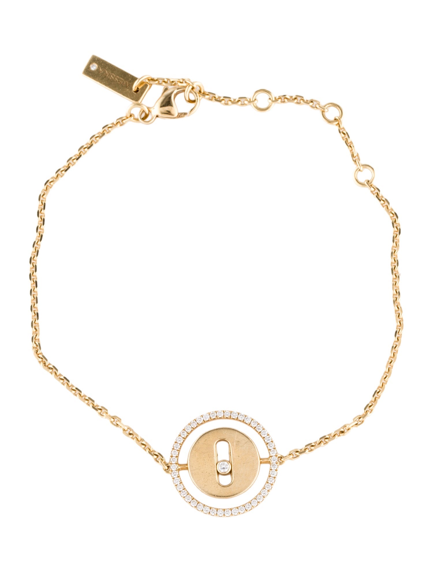 Messika 18K Diamond Lucky Move SM Bracelet