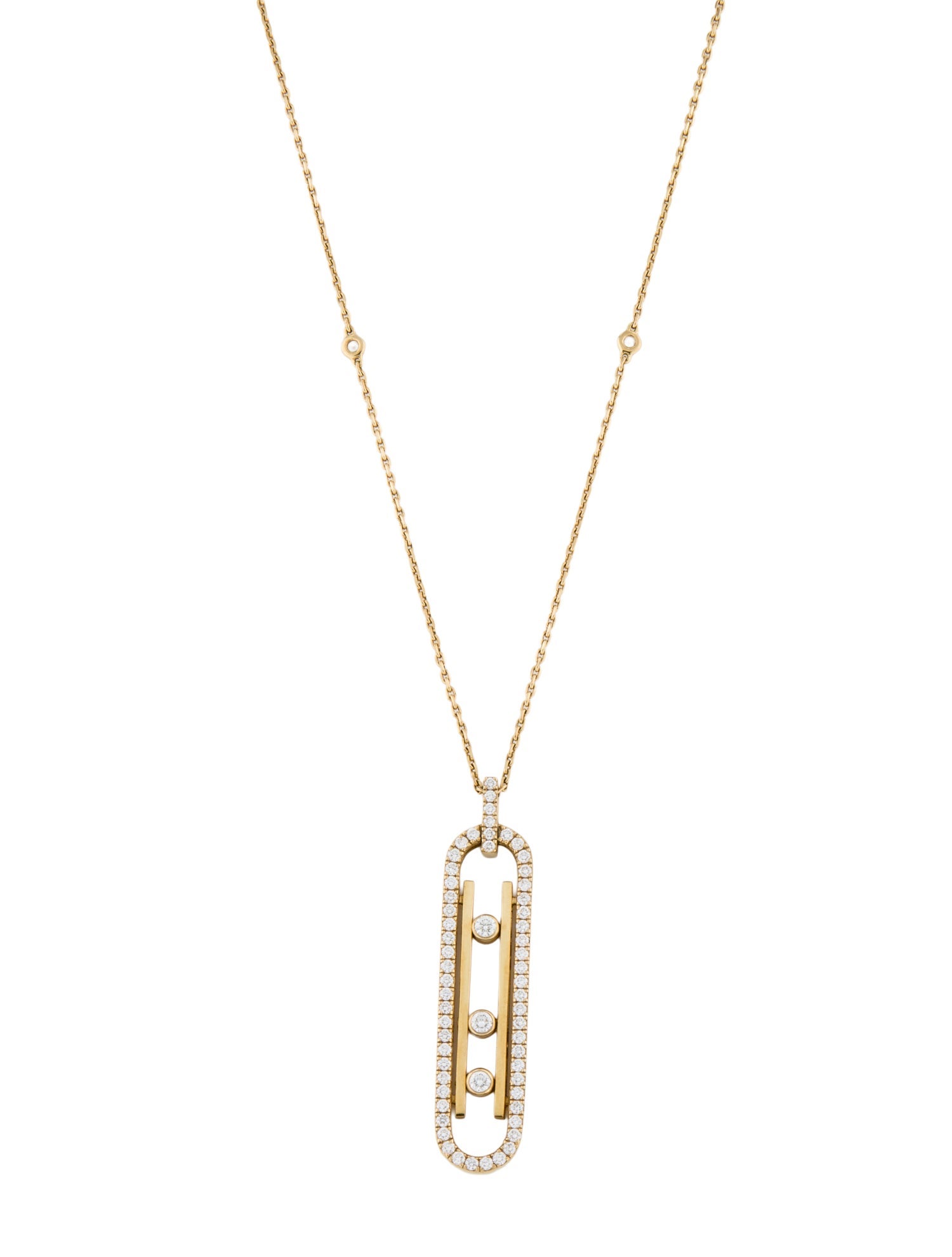 Messika 18K Diamond Move 10th Necklace, Small