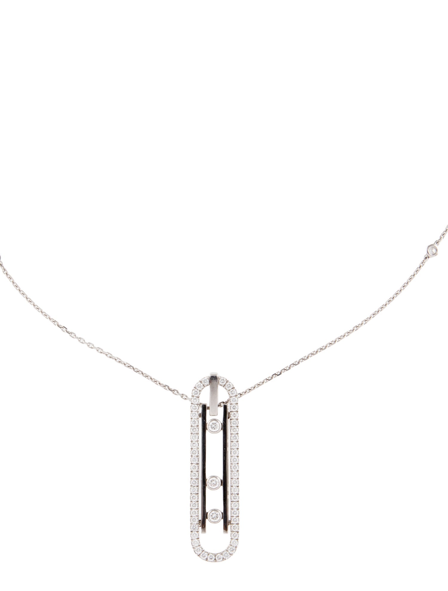 Messika 18K Diamond Move 10th Necklace, Small