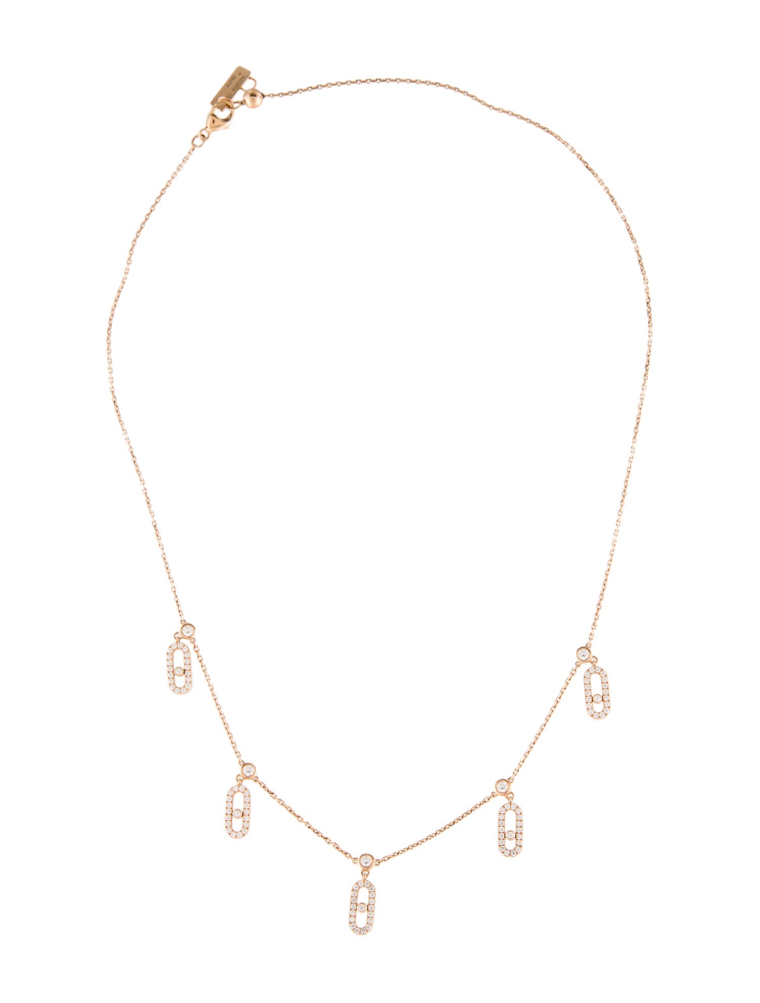 Messika 18K Diamond Move Uno Station Necklace