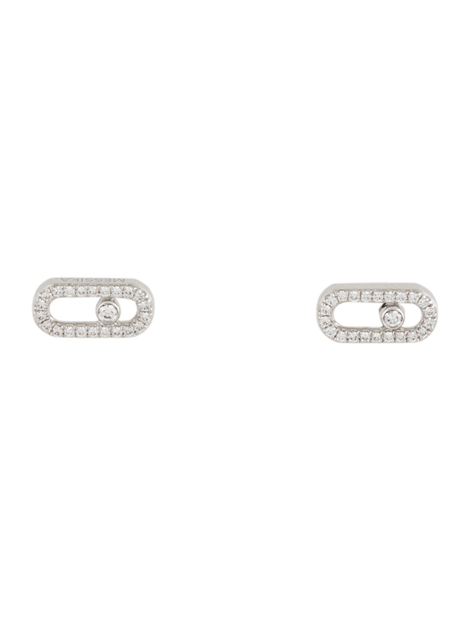 Messika 18K Diamond Move Uno Stud Earrings